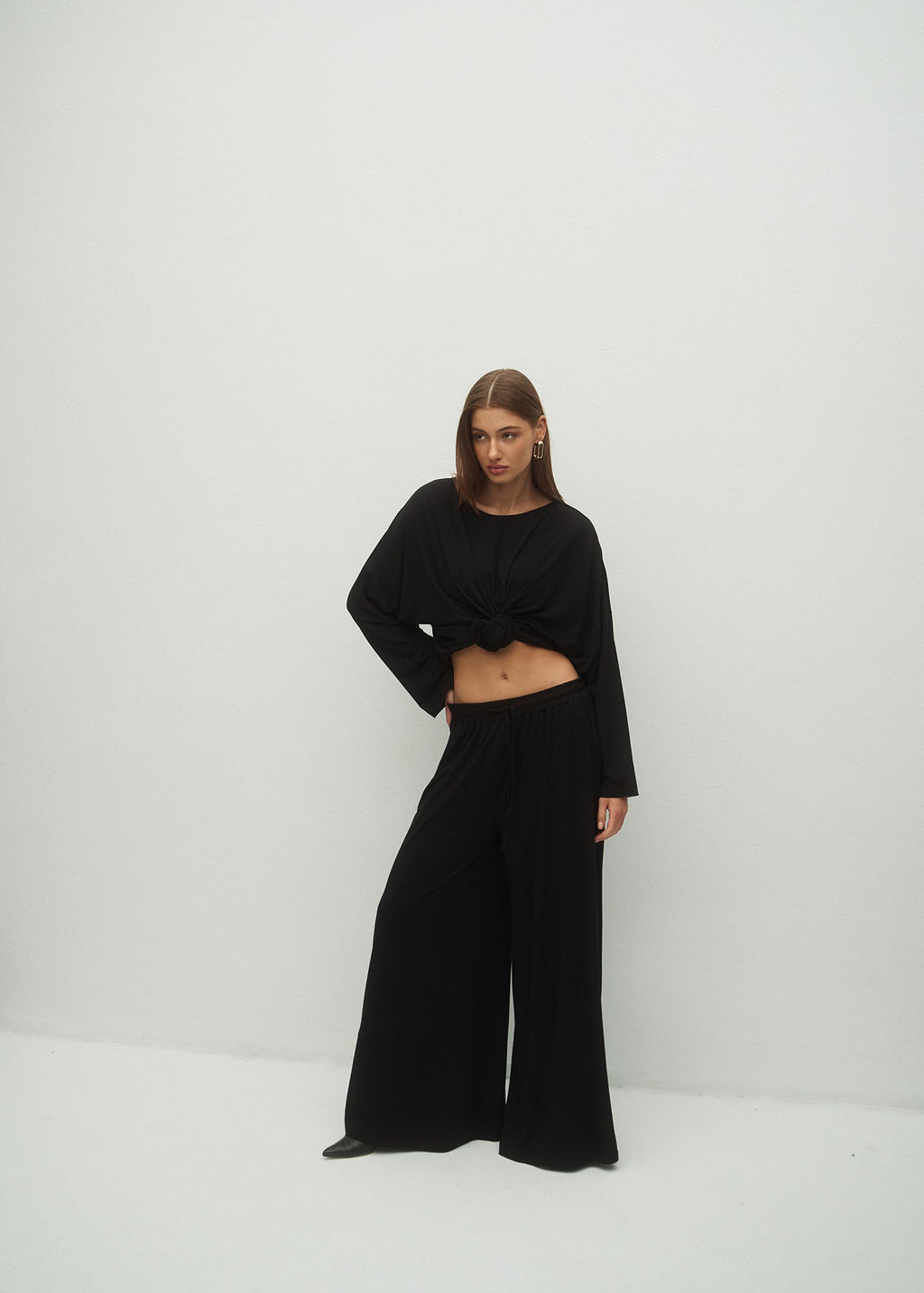 Ana&Co™ SPODNIE TONIA BAMBOO BLACK