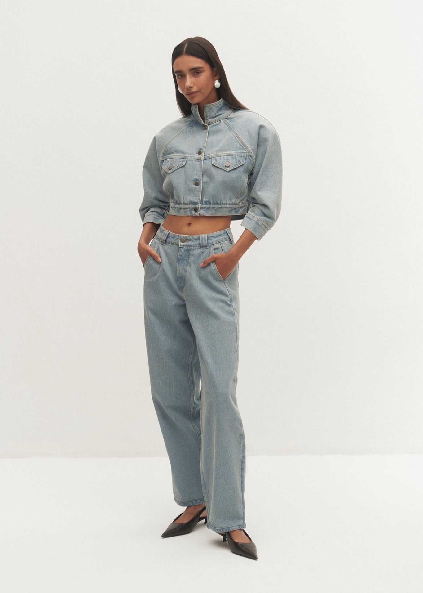 Ana&Co™ KURTKA DRIES LIGHT BLUE