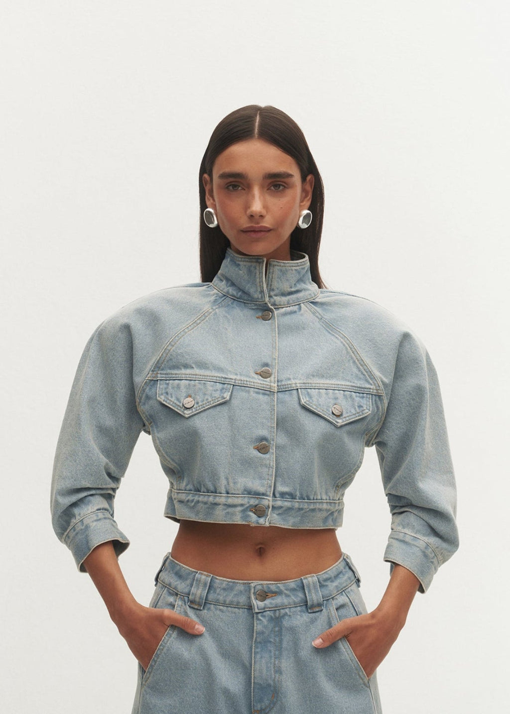 Ana&Co™ KURTKA DRIES LIGHT BLUE