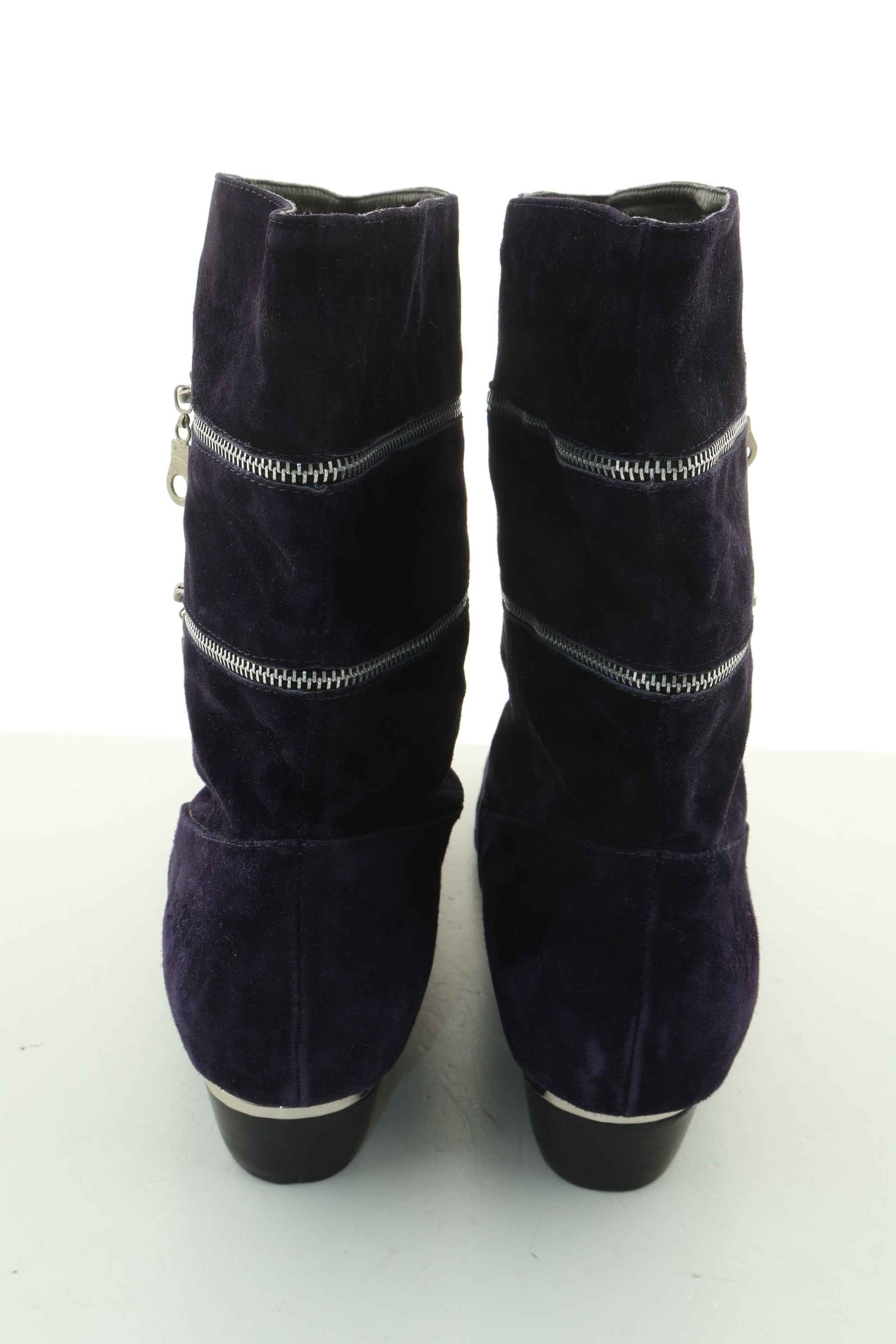 Ana&Co™ Buty fioletowe zamsz