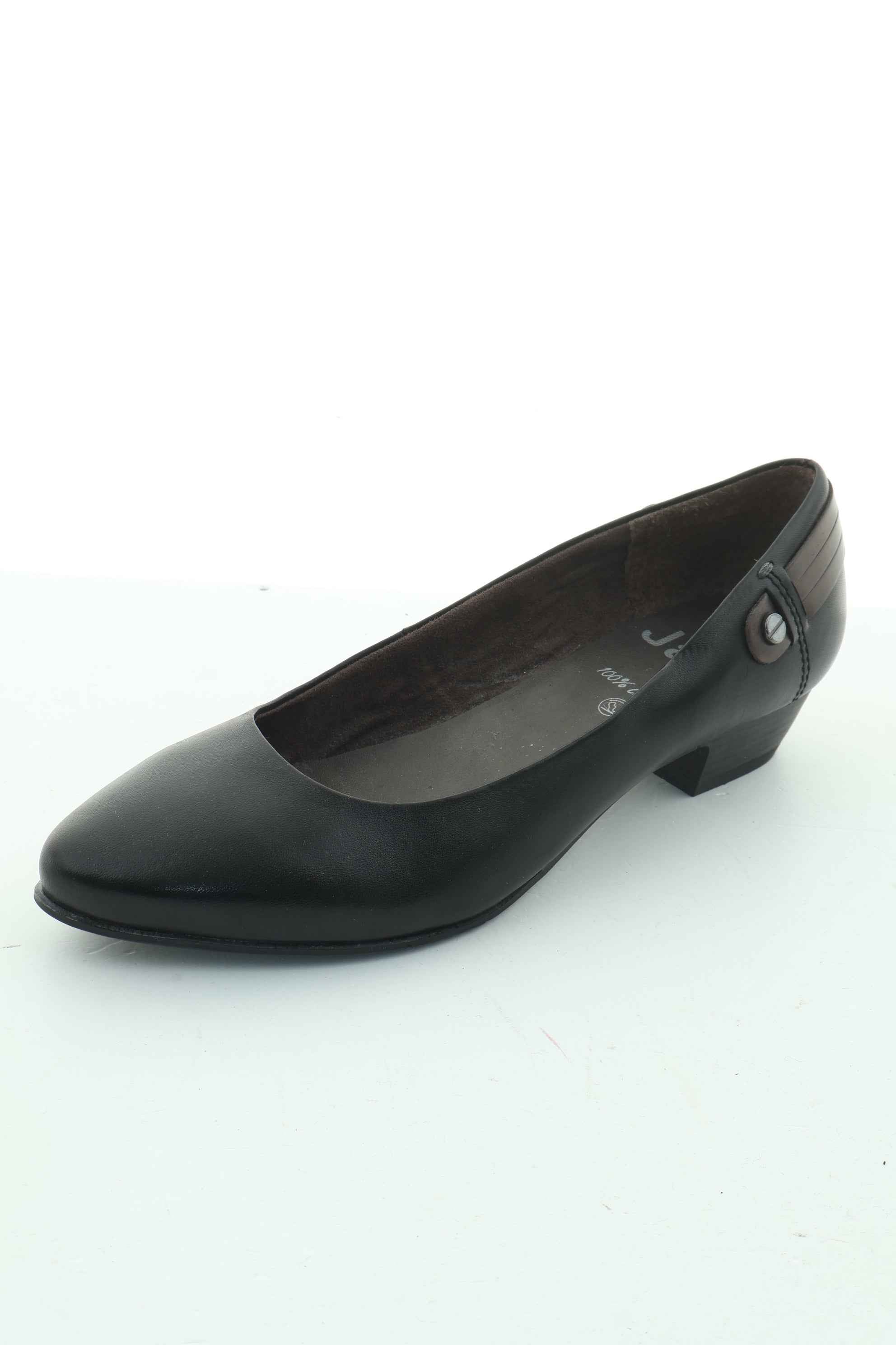 Ana&Co™ Pantofle czarne skóra