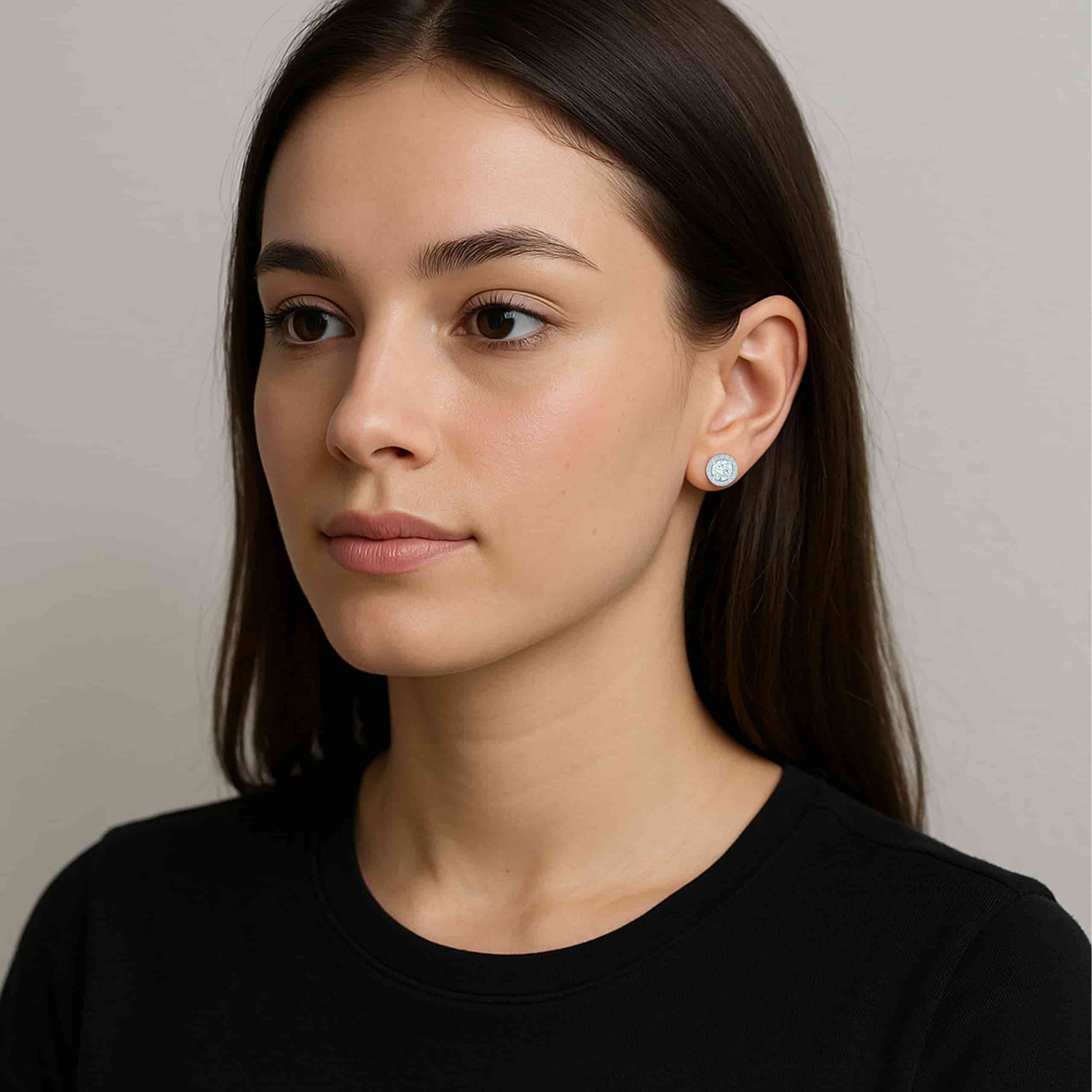 Ana&Co™ Kolczyki Kryształowe Kółka
